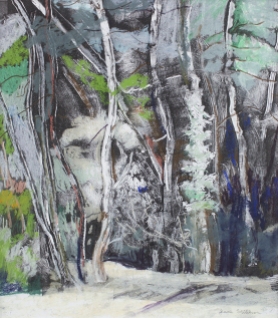 Jean Stibbon, 'Trees, Benvenuti I', Monotype & pastel